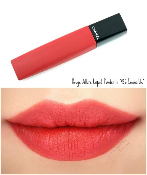 chanel 956 invincible|Chanel Rouge Allure Liquid Powder Matte Lipstick.